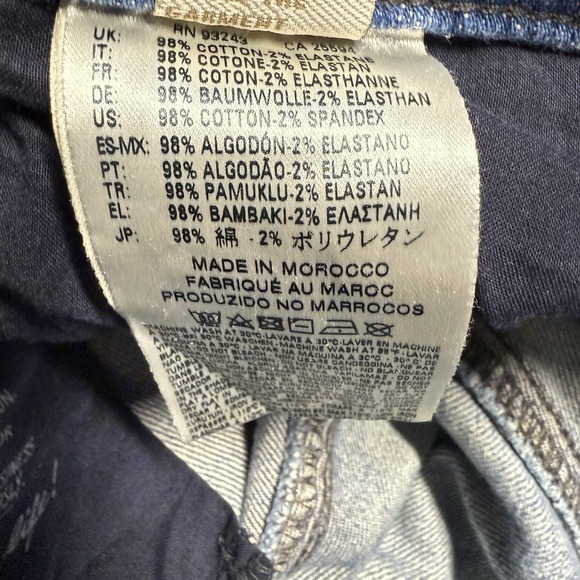 Diesel Jeans Mens 30x32 Blue Akee‎ Regular Slim Tapered Stretch Distressed 0854V - Picture 15 of 16